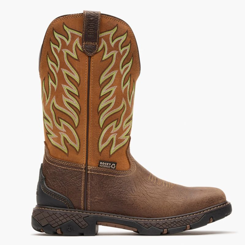 Men's Rocky IronHawk Waterproof Western Boot
