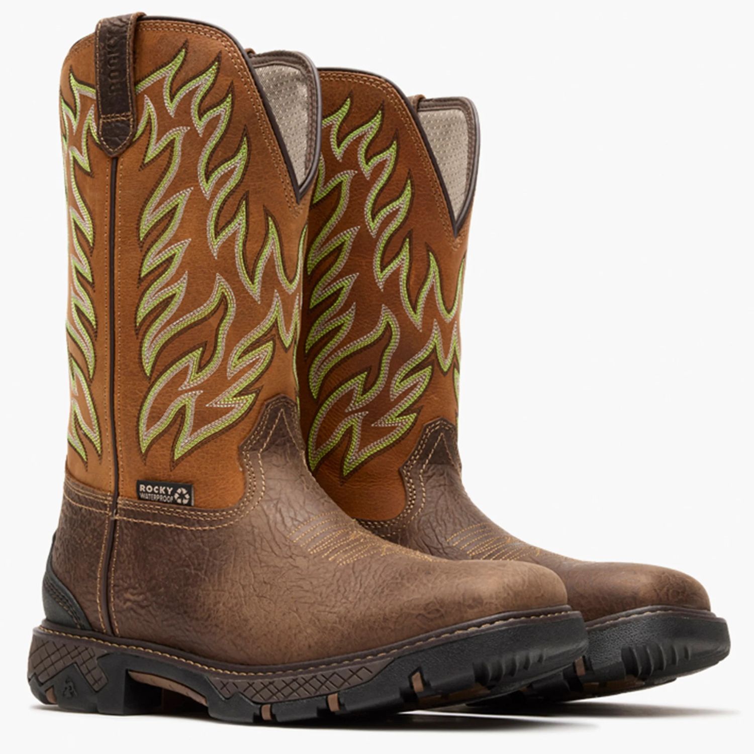 Men's Rocky IronHawk Waterproof Western Boot