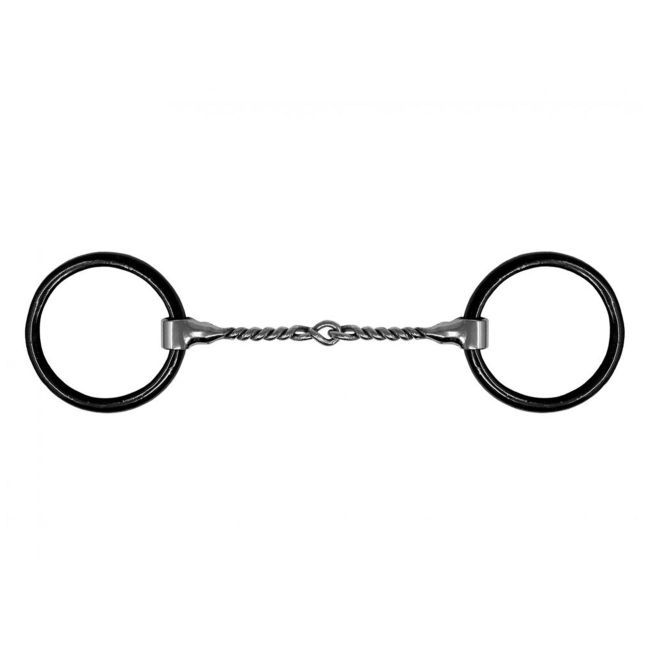 Weighted Loose Ring Stainless Steel Twisted Wire Snaffle