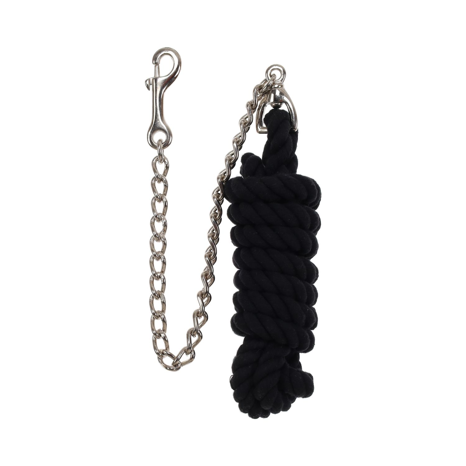 Cotton Lead w/Chain - Black
