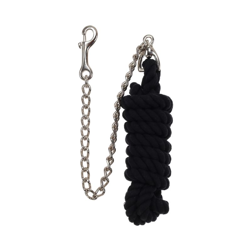 Cotton Lead w/Chain - Black