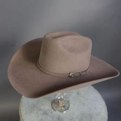 Serratelli 8X Beaver Fur Felt Hat - Nutmeg, Shovel Front