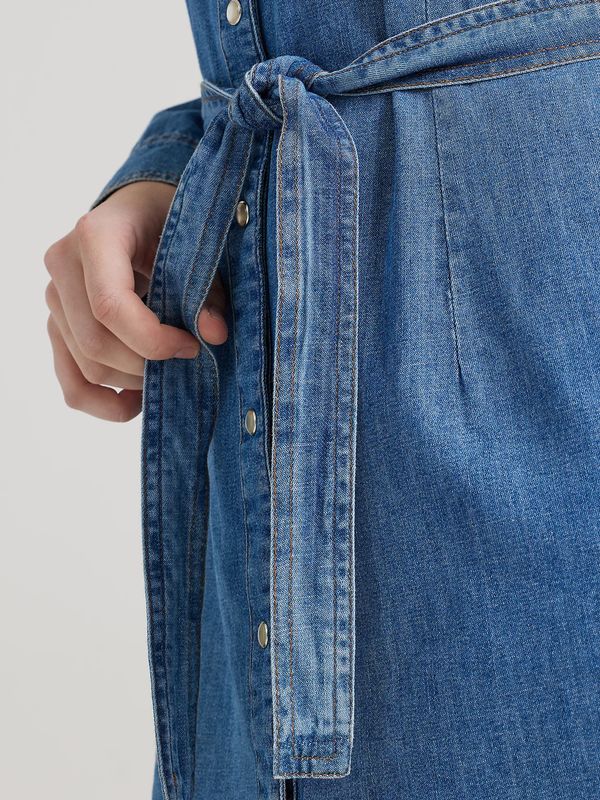 Women's Wrangler Denim Shirt Dress