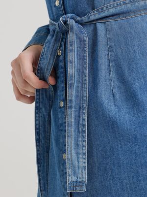 Women's Wrangler Denim Shirt Dress
