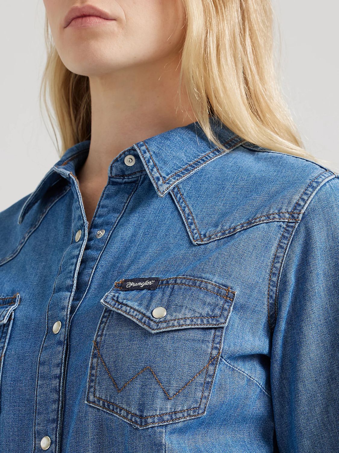 Women's Wrangler Denim Shirt Dress