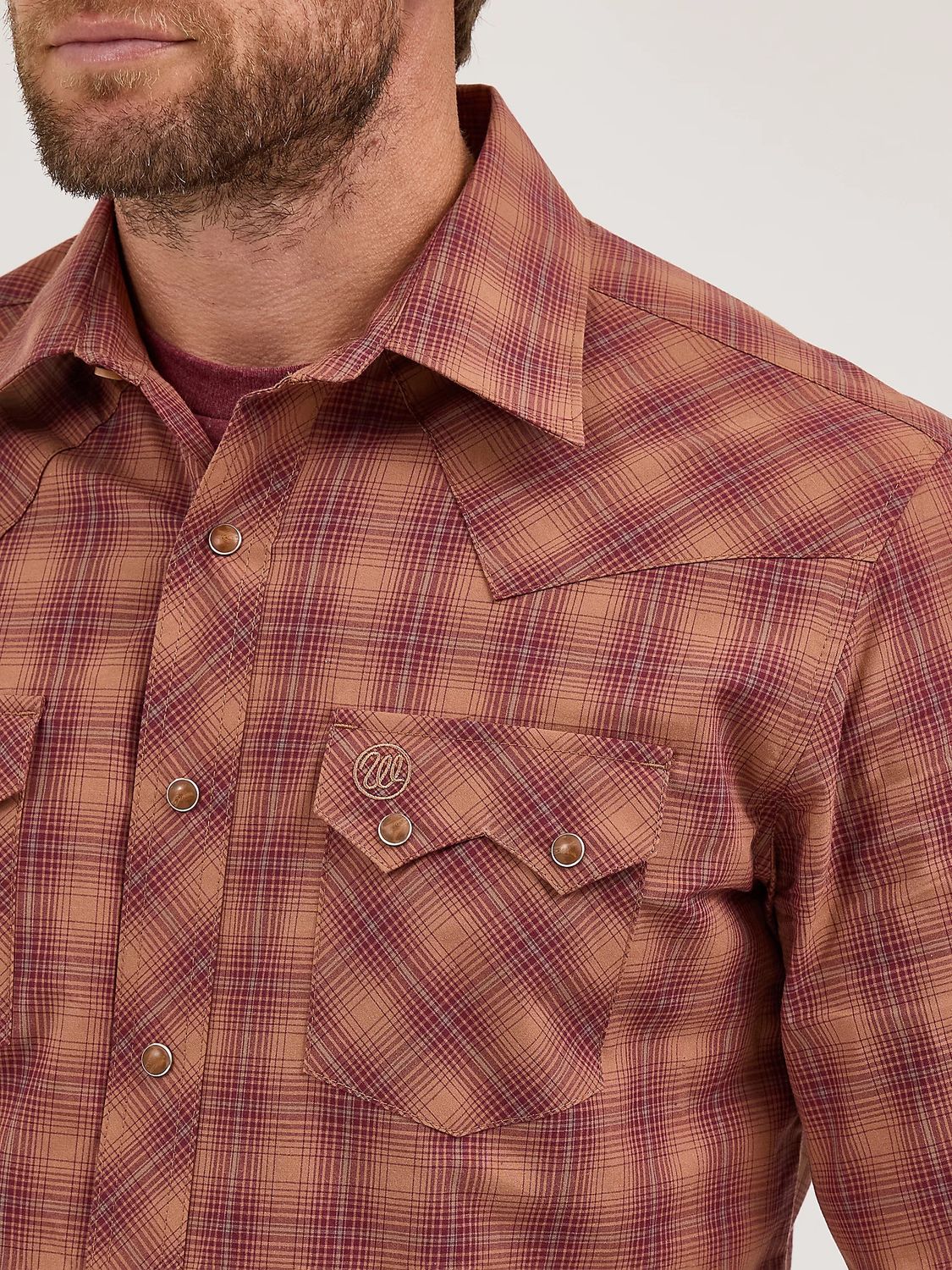 Men's Wrangler Retro® Long Sleeve Shirt - Modern Fit - Rawhide