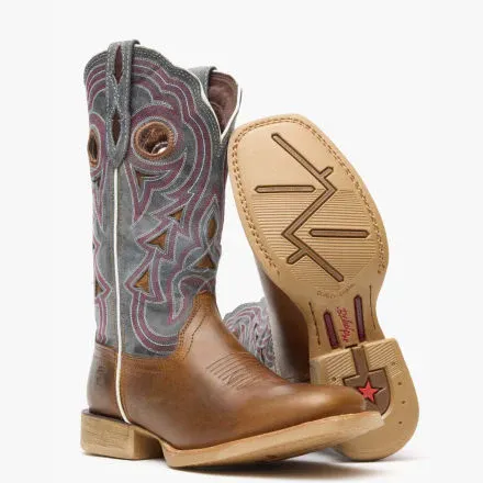 Women's Durango Lady Rebel Pro Golden Brown & Periwinkle Boot