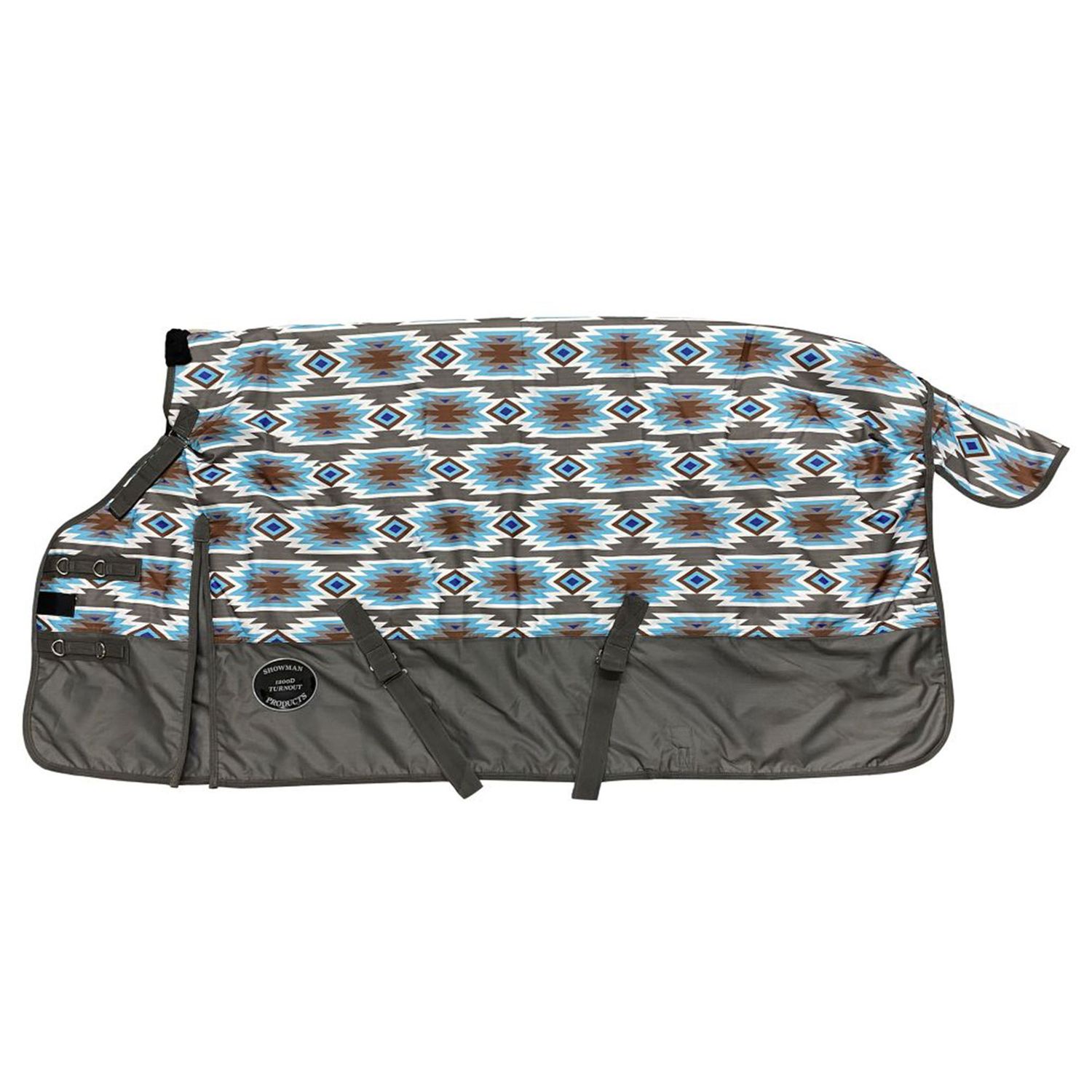 Turnout Blanket - Southwest Print 1200D Waterproof - PONY/YEARLING 48"- 54"