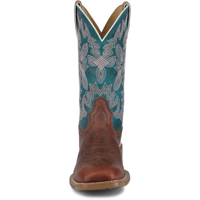 Women's Justin Ashtyn Cedar Brown Turquoise Goat