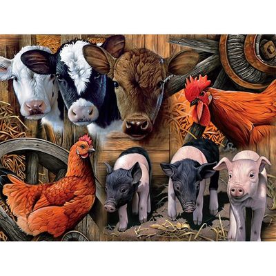 On The Farm 8 in 1 Puzzle Pack