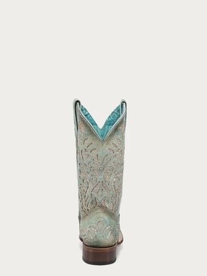 Women's Corral Glitter Inlay & Embroidery Turquoise