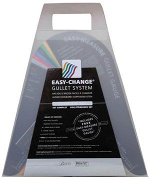 Easy Change Gullet System Kit & Gauge -Set of 4 Easy Change Gullet System Kit & Gauge -Set of 4