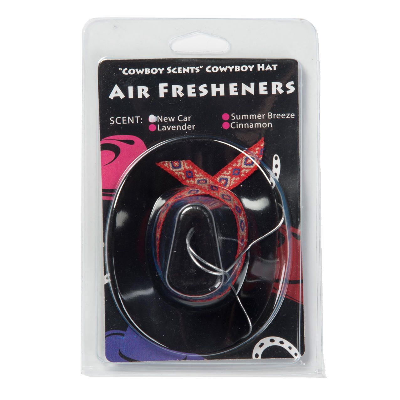 Cowboy Hat Air Fresheners, Color: Black