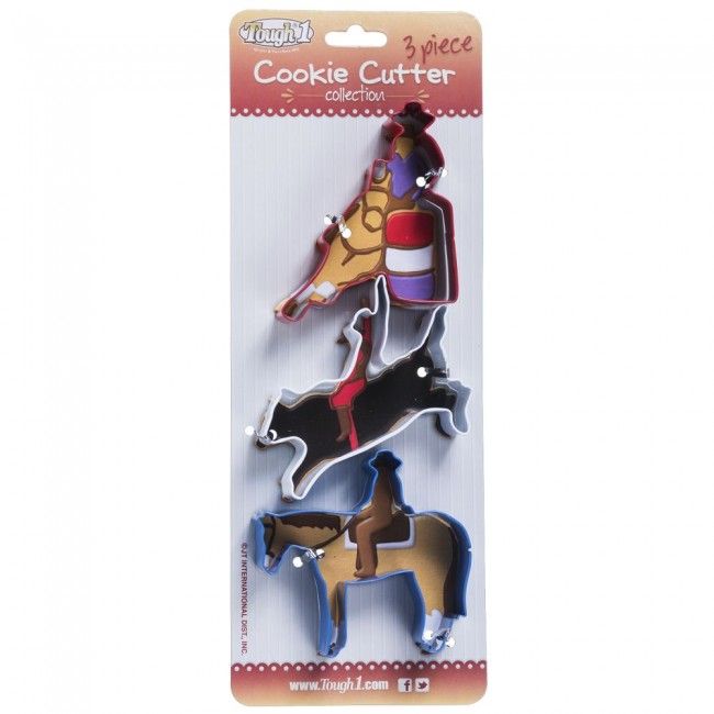 3-Piece Cookie Cutter Collection, Flavor: Western