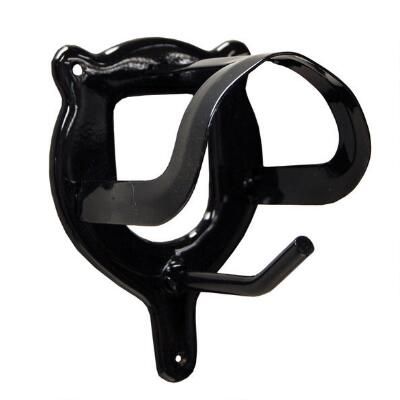 Bridle/Halter Wall Rack/Holder - Metal Bridle/Halter Wall Rack/Holder - Metal, Color: Black