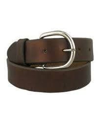 Adult - Tony Lama Silver Creek Blue Light Special Belt, Size: 46 - Brown