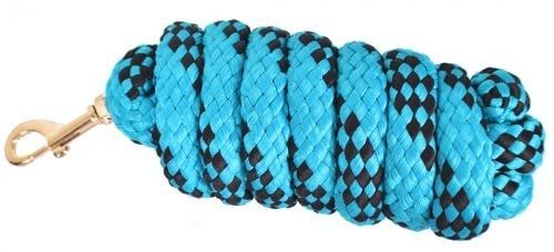 Braided Softy Cotton Lead - 10' , Color: Teal