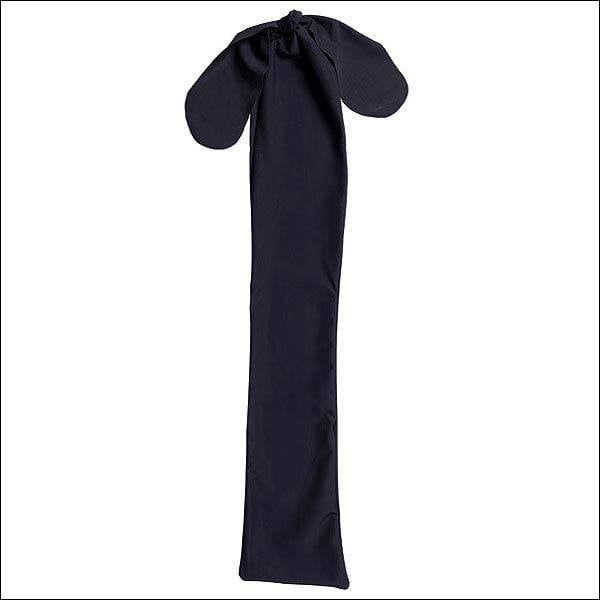 Nylon/Spandex Tail Bag (non-Braid), Color: Black
