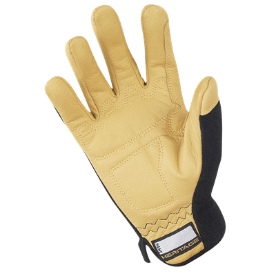 Heritage Stable Work Glove - Black/Tan
