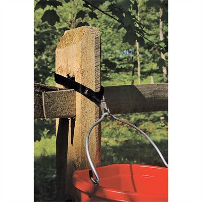 Nylon Bucket Strap - 1" x 22", Color: Black