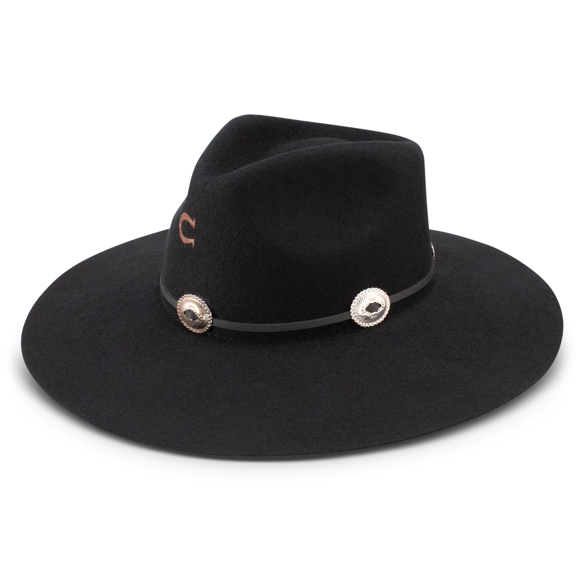 Charlie 1 Horse Traveler Felt Hat - Black