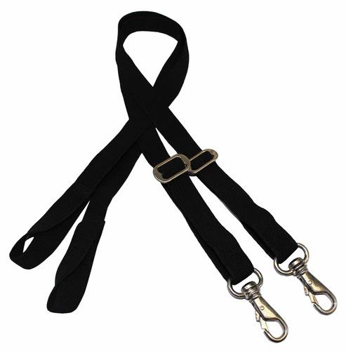 Leg Strap For Blankets (Horse Size), Sold as Pair - Black