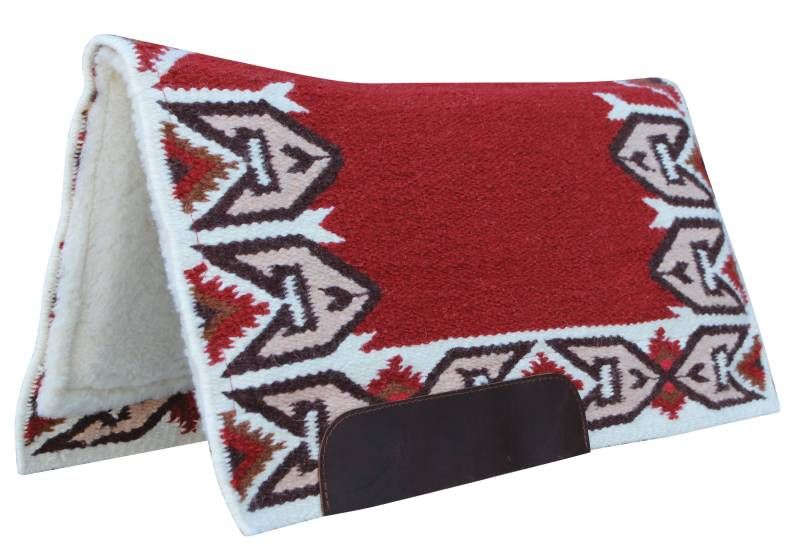 Professional's Choice Ocotillo Saddle Pad - Cardinal 33"D X 38" L