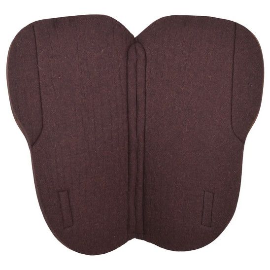 Reinsman Apex Round Wool Pad, Chocolate 28"L x 32"D x 3/4"