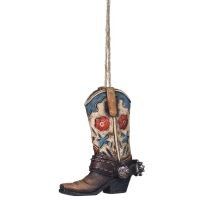 Floral Cowboy Boot Ornament