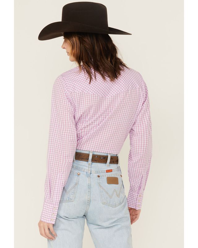 Women's Cowboygirl Longsleeve Gingham Western Shirt