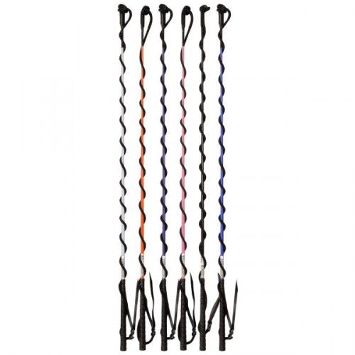 4' Training Whip w/ Popper 5' Lash, Color: Pink