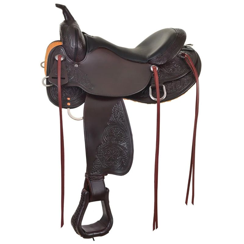 16" X-WIDE Circle Y Oyster Creek Trail Saddle