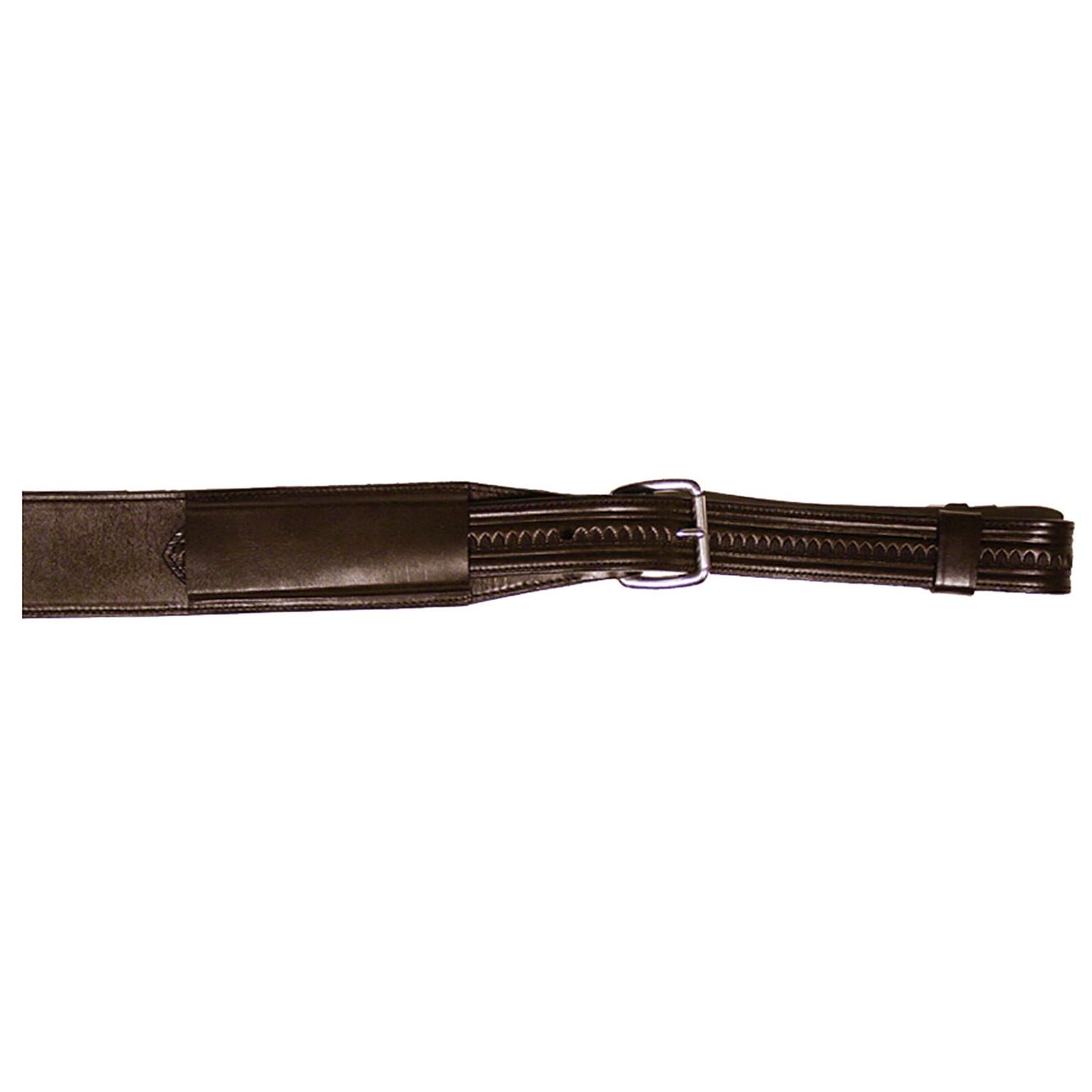 Circle Y Smooth Flank Cinch - Walnut