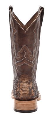 Men's Corral Python with Embroidered Details