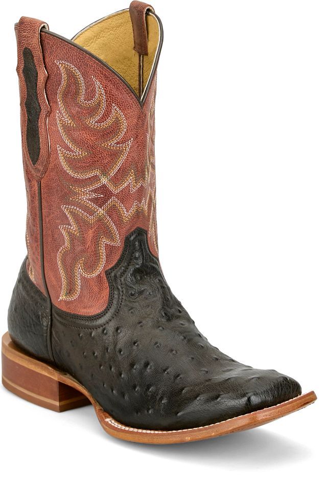 Men's Tony Lama Blaine Chocolate Ostrich