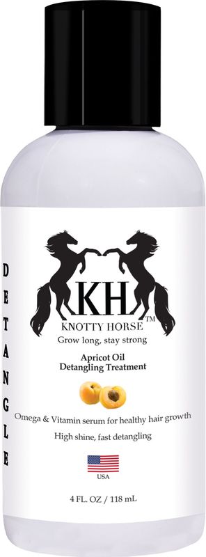 Knotty Horse Apricot Oil Detangling Treatment - 4oz