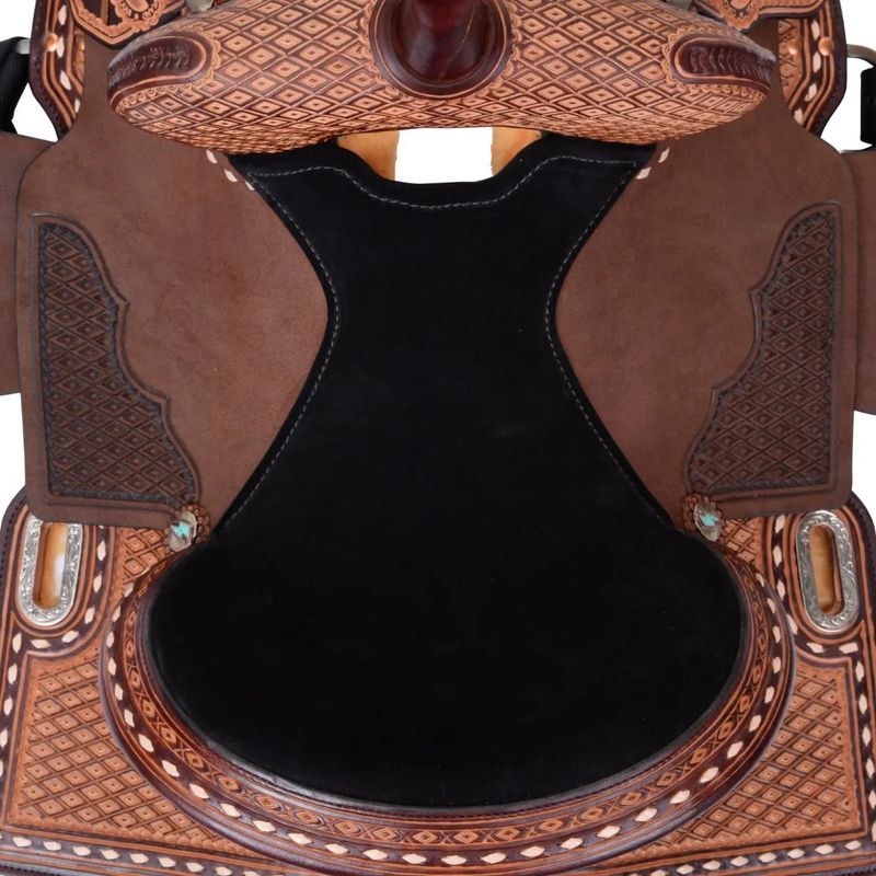 14.5" Wide Circle Y Montana Barrel Saddle