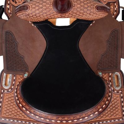 14.5" Wide Circle Y Montana Barrel Saddle