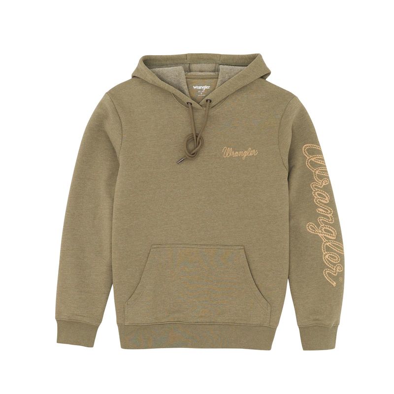 Wrangler® Graphic Hoodie - Regular Fit - Burnt Olive