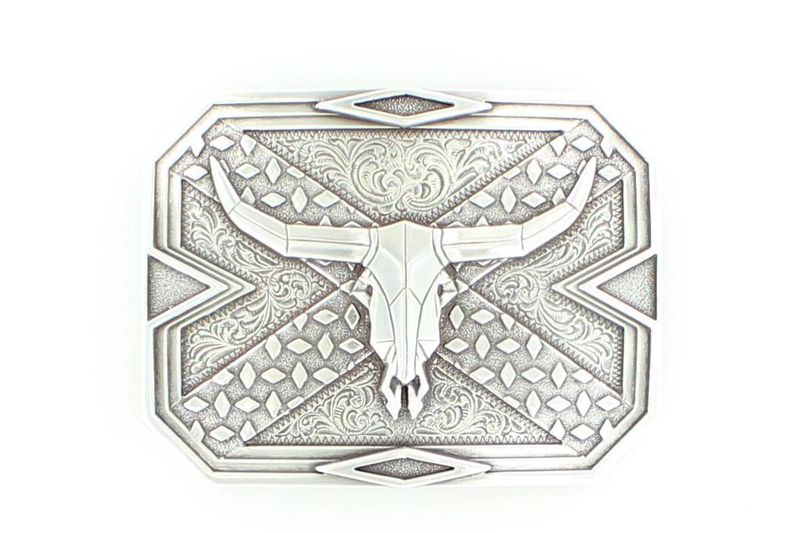 Belt Buckle - Nocona Steer Skull Buckle