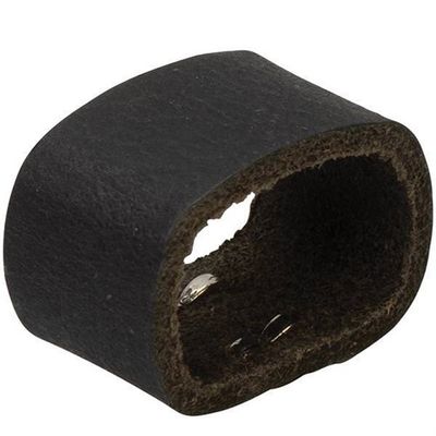 Rugged Leather Black Belt Loops, Pkg of 5, Asst 3/4" and 1"