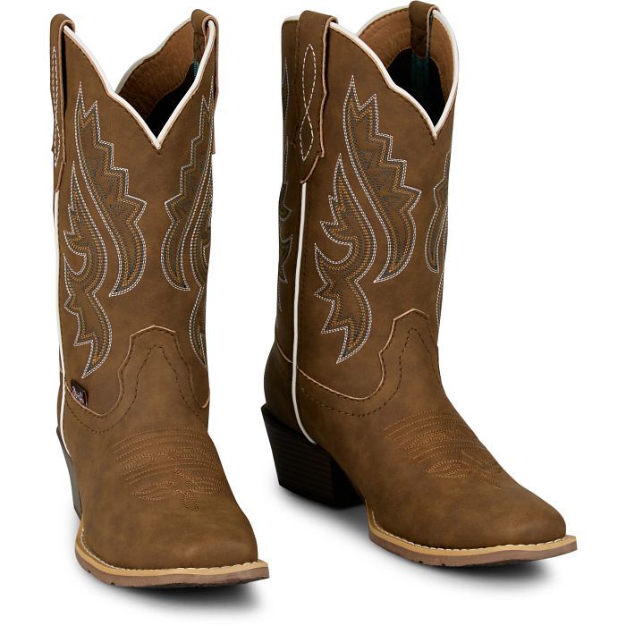 Women's Justin Dezi Western Boot - Brown
