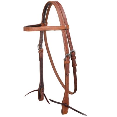 Classic Stitch Argentina Cow Leather Browband Headstall