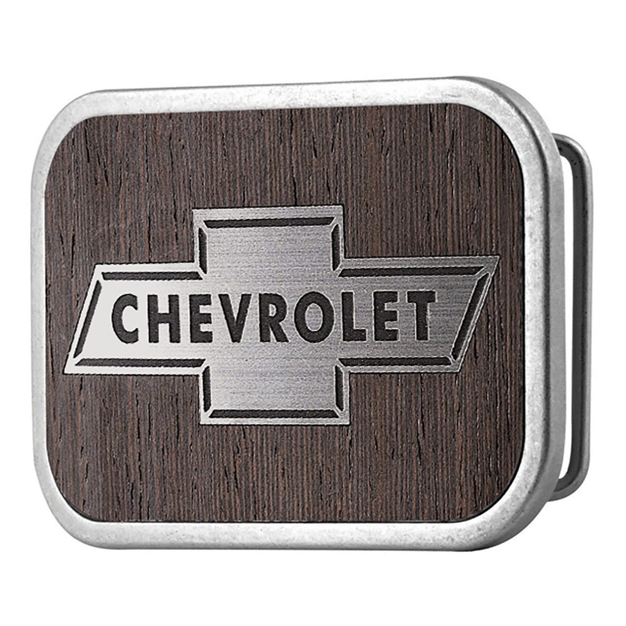 Belt Buckle - Chevy Bowtie Black Walnut