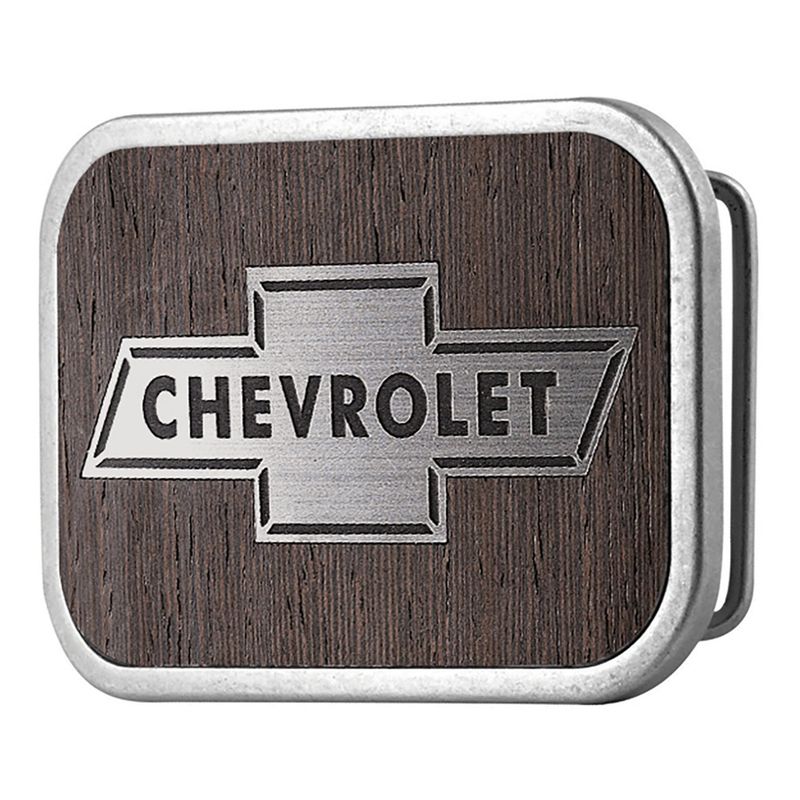 Belt Buckle - Chevy Bowtie Black Walnut