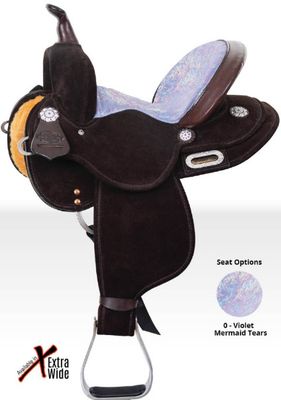 15" Wide Circle Y Pearl Barrel Saddle
