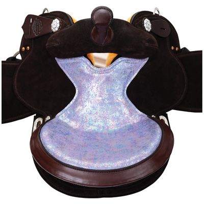 15" Wide Circle Y Pearl Barrel Saddle