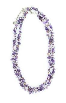 Strands of Beads and Stones Necklace