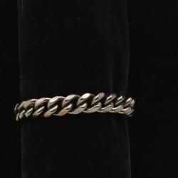 Silver Strike Mens Bracelet Chain - Gunmetal
