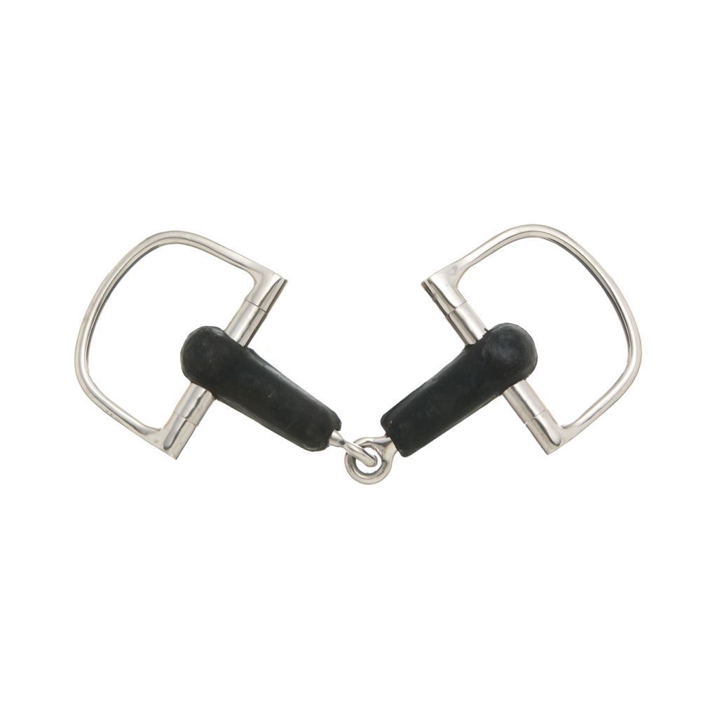 Dee Ring - Rubber Mouth Snaffle, 5"